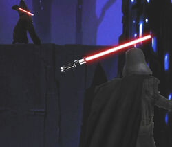 Sith saber throwoff