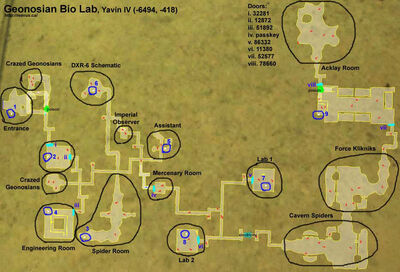 Map geo caves