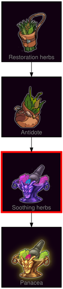 ResearchTree Soothing herbs