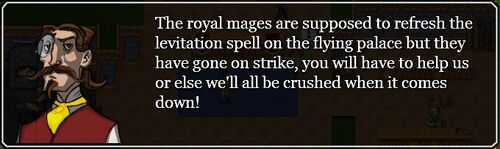 Palace levitation quest - Royal questline