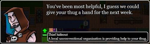 Thief hideout quest reward