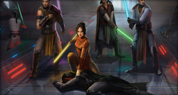 Bastila Shan's team vind Darth Revan