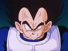 A betrayed Vegeta