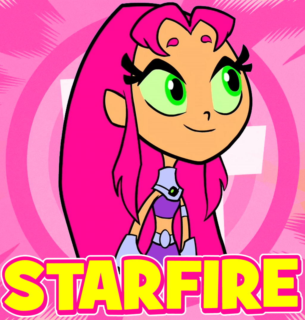 Starefire Character Card Teen Titans Starefire Character Card Teen Titans