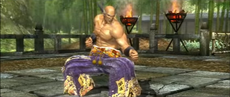 Heihachi entrenando