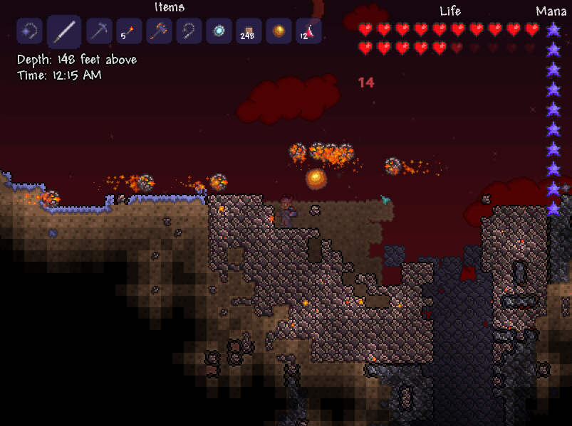 Terraria метеорит. упавший метеорит террария. упал метеорит террария. 4. террария 1.