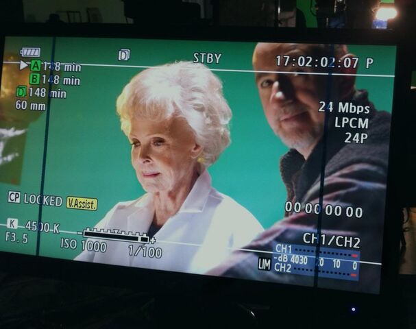 File:Tesla Directing June Lockhart.jpg