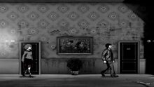 Going to the room.
