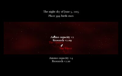Placing stars