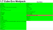Cube Evo Modpack 2