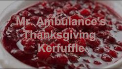 Mr. Ambulance's Thanksgiving Kerfuffle