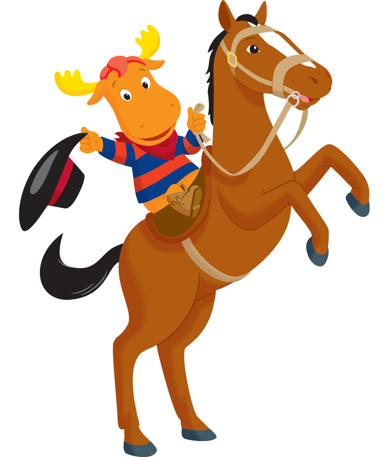 Image - The Backyardigans Cowboy Tyrone on Harvey.png | The