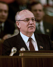 Mikhali Gorbachev in 1987