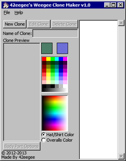 Weegee clone maker