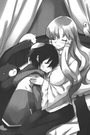 Cattleya heals Saito's wounds