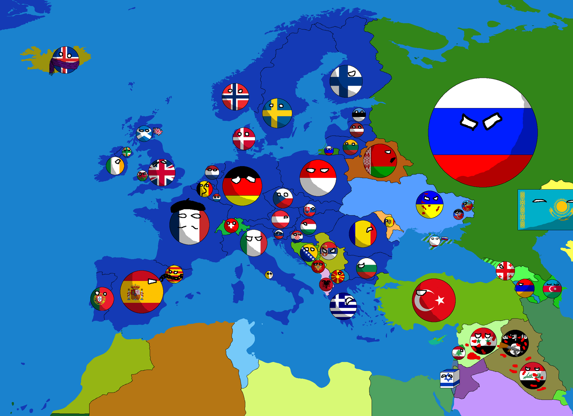 Кантриболз раскраска