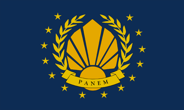 Archivo:Bandera de Panem luego de la segunda rebelión.png