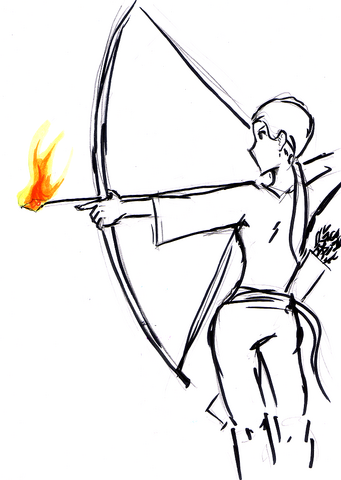 File:Bow and Arrow Girl.png
