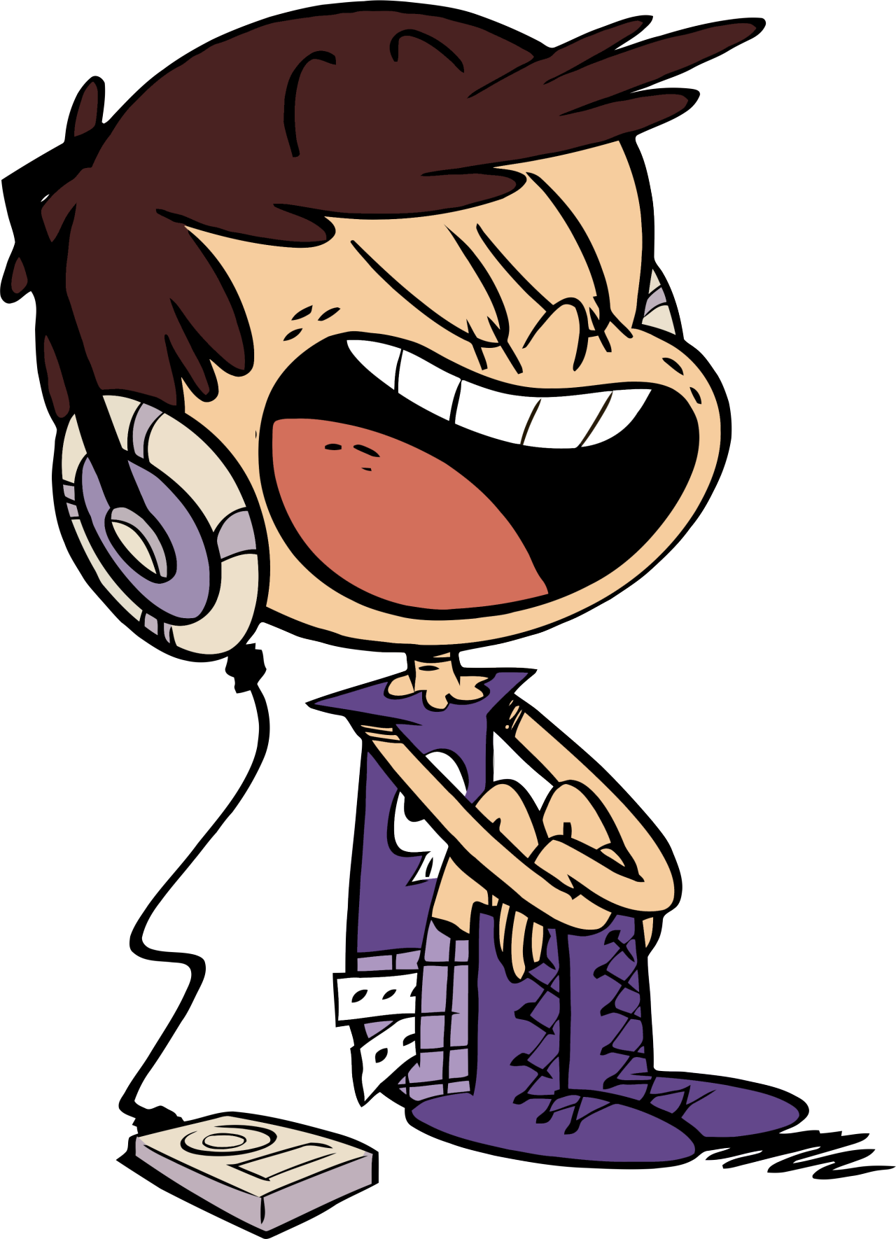 Image  Luna listening to music.png  The Loud House Encyclopedia