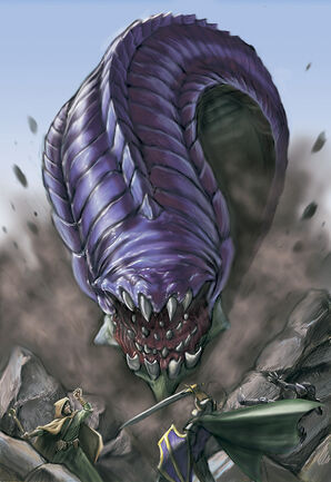 Purple worm