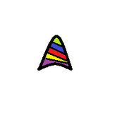 Rainbow Party Hat