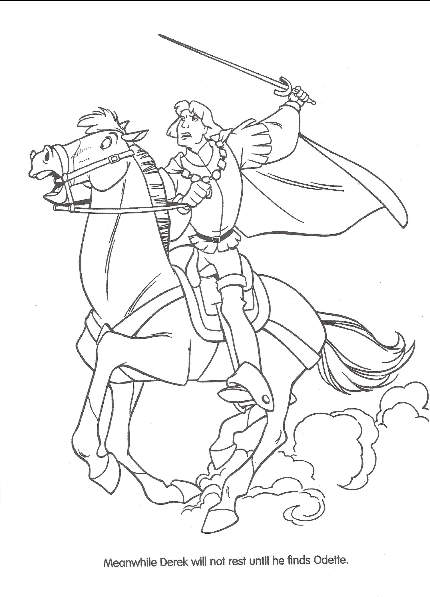 Image - Swan Princess official coloring page 24.png | The Swan Princess