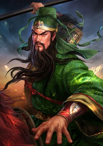 File:Guan Yu (battle Red Hare young) - RTKXIII.jpg