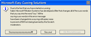 Cussingerror