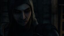 Garrett's piercing glare