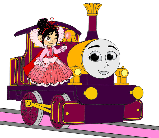 File:Lady with Princess Vanellope.png