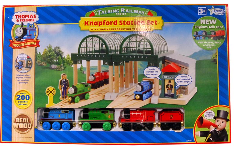 thomas wooden train station