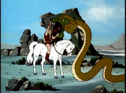 Thundarr vs Lion-snake