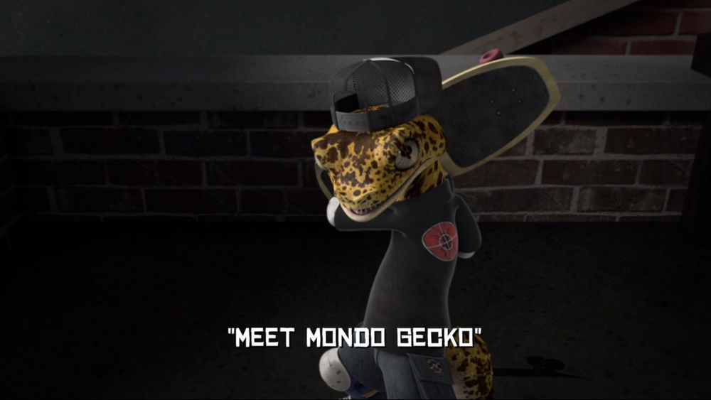 teenage mutant ninja turtles meet mondo gecko