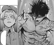 Kaneki recognizes Koutarou Amon