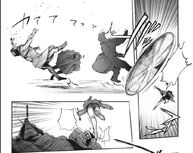 Mutsuki against Aogiri members