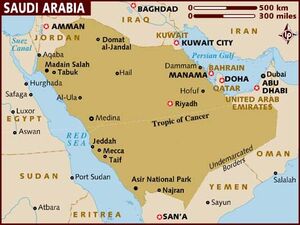 Saudi Arabia map 001