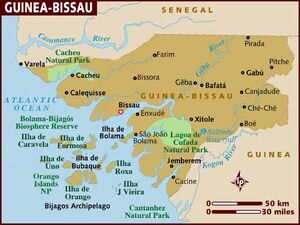 Guinea-Bissau map 001