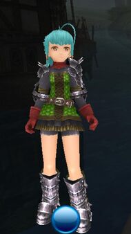 Scale armor front