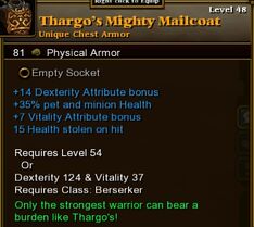 Thargos Mighty Mailcoat