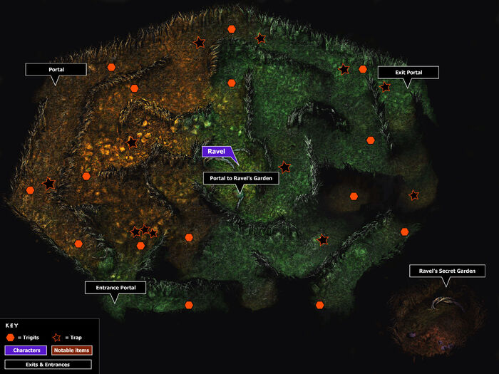 Ravels maze map