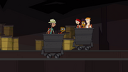 Maggots ride the rails