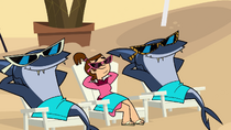 Beth and the sharks