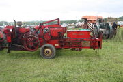 MF 701 baler (side) at Belvoir 09 - IMG 8684