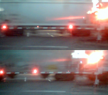 Crossing gate light functionality