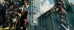 Optimus Prime vermoord Sentinel Prime