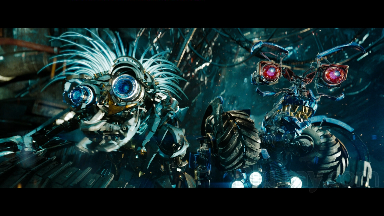 little blue robot from transformers