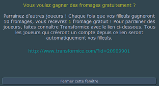 Informations Parrainage