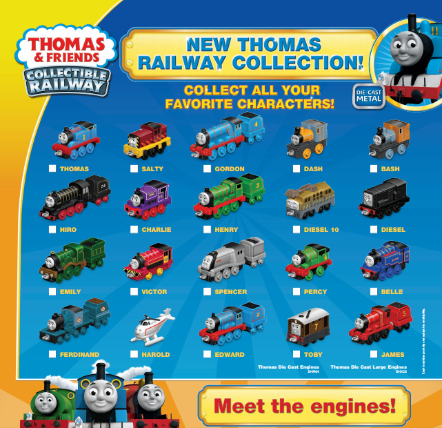 Thomas The Tank Engine Names