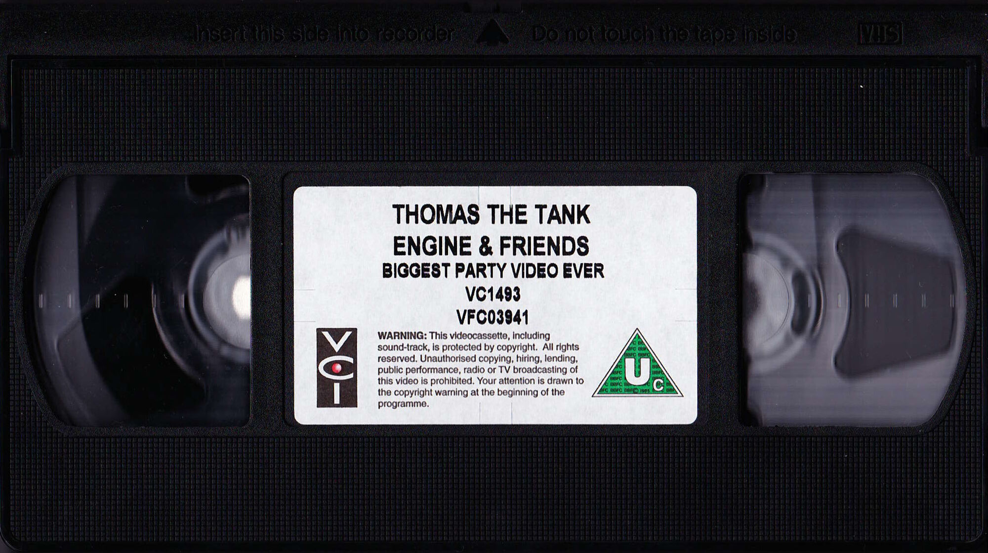 Image biggestpartyvideoever originalvhscassette jpg thomas the tank