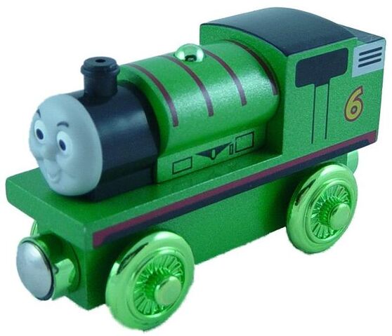 File:WoodenRailwayMetallicPercy.jpg